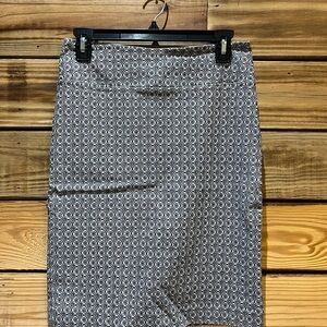 Margaret M Geometric Pencil Skirt